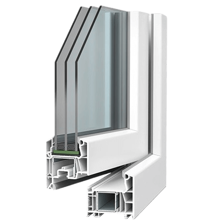 VEKA Softline 76 AD – 5 kamerų langai