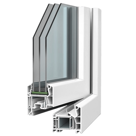 VEKA Softline 76 MD – 5 kamerų langai