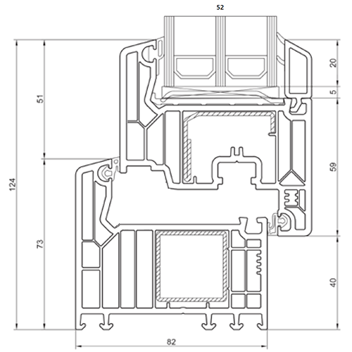 VEKA Softline 82 AD