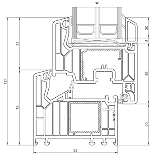 VEKA Softline 82 MD